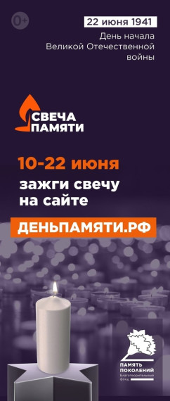 свеча памяти.